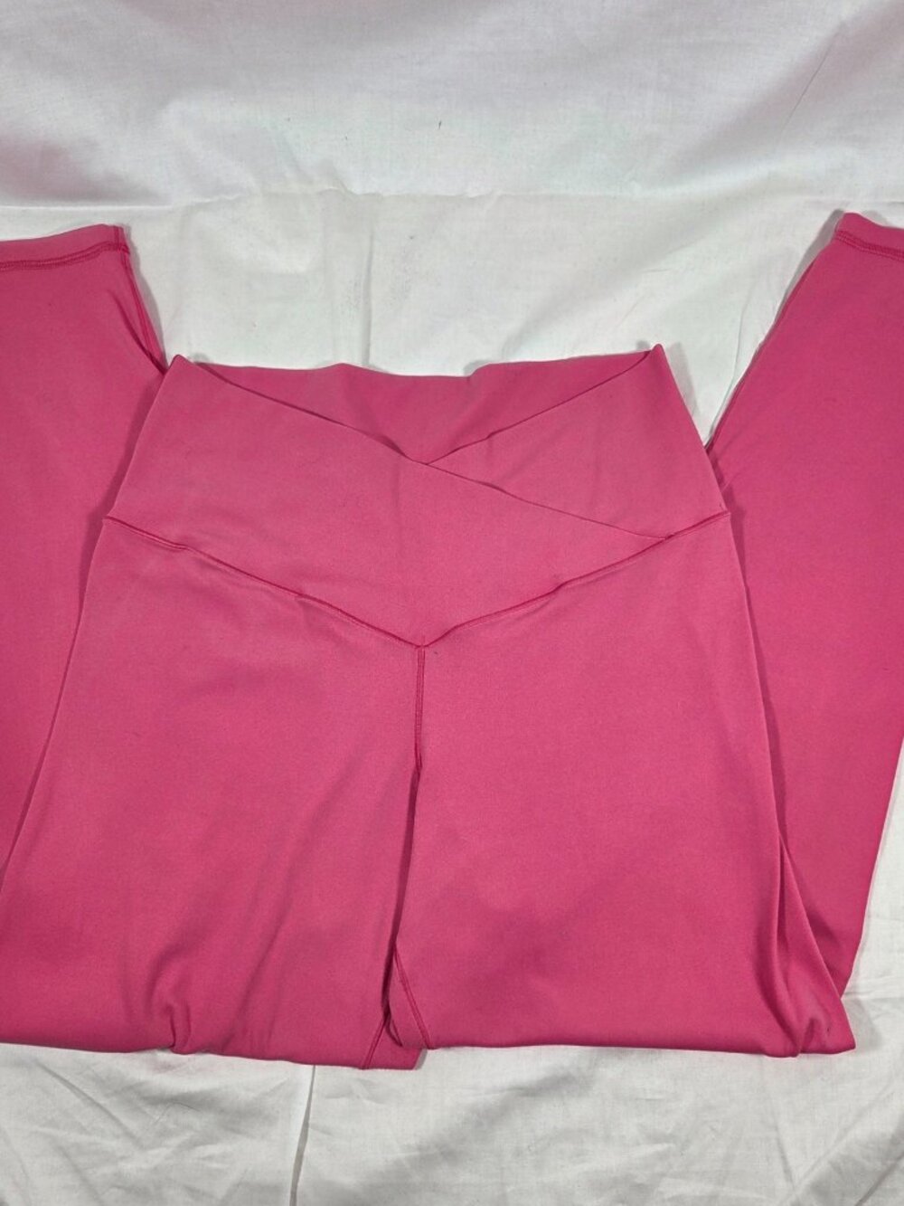 OFFLINE by Aerie Real Me Crossover High-Rise Leggings Pink - Women's Large
